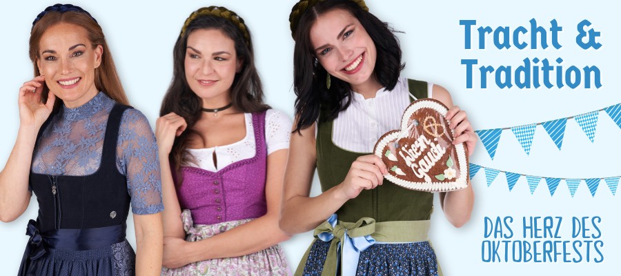 Feiern im neuen Dirndl oder schneidiger Lederhose