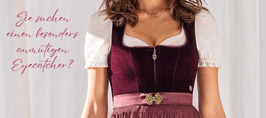 Samt: Dirndl aus Samt berraschen und begeistern