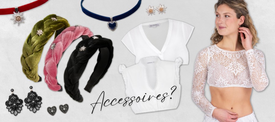 Welche Accessoires passen zum Samtdirndl?